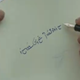 J.R.R. Tolkien penning a typical greeting in Elvish: “A star shines upon our meeting.”